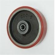 RUOTA + SF SUPERPESANTE ZINCATO GHITEC 150X40/40 C/CUSC. 42X12 F.20 GT/1