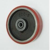 RUOTA + SF SUPERPESANTE ZINCATO GHITEC 200X50 C/CUS.F.25 GT/20 C