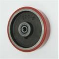 RUOTA + SF SUPERPESANTE ZINCATO GHITEC 200X50 C/CUS.F.25 GT/20 C