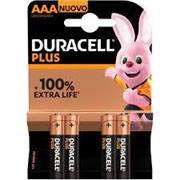 BATTERIA DURACELL MINI STILO ALCAKINA MN2400 PZ4 COD.234897