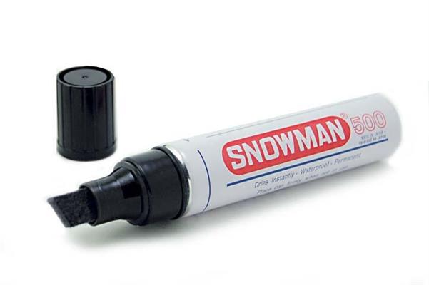 SNOWMAN JUMBOMARKER 500 NERO PJ551