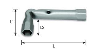 CH. A PIPA DOPPIA ESAG.MM.19X19 ZINC COD.28214