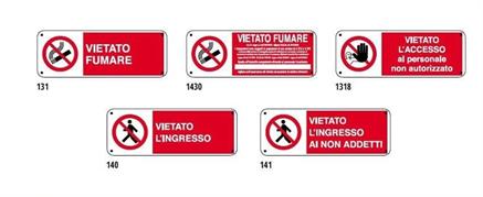 C.R. VIETATO L'ACCESSO MM.333X125