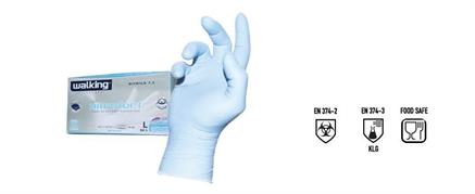 BOX 100 G.MONOUSO NITRILE BLU S/P LARGE  CE