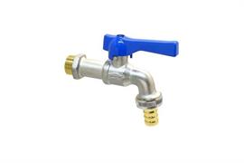 RUBINETTO PORTAGOMMA A SFERA 3/4 LEVA BLU 015106