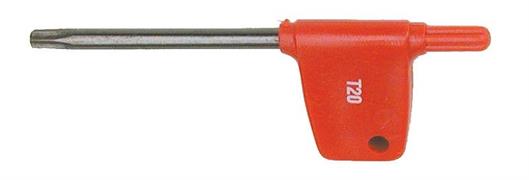MINI CHIAVE TORX C/IMP.A BANDIERA TX7 L.90 640-0007
