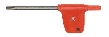 MINI CHIAVE TORX C/IMP.A BANDIERA TX7 L.90 COD.640-0007