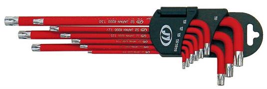 SERIE 9 CHIAVI TORXC/MAGN. LUNGHE 96950