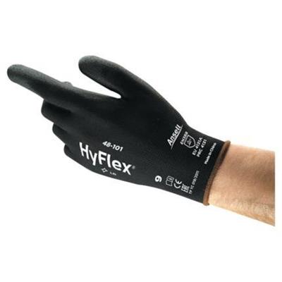 GUANTI ANSELL HYFLEX 48-101 NERO TG. 10