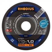 DISCHI RHODIUS XT67 115X1,5 T/ACC.