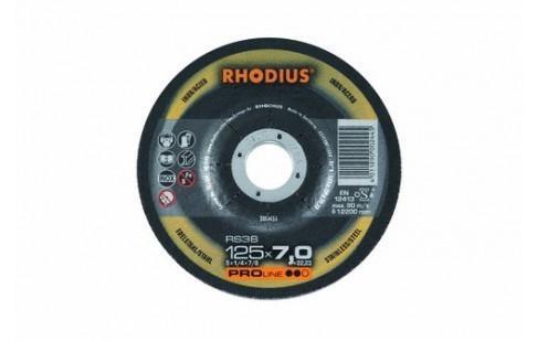 DISCHI RHODIUS RS38 125X7,0 INOX