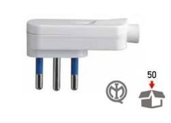 SPINA PIATTA 10A  2P+T NERA  COD.00806