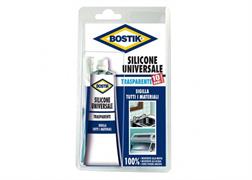 BOSTIK SILICONE UNIVERSALE TRASPARENTE BLISTER 60ML COD.D2476