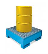 VASCA DI RACCOLTA SENZA PARETI PER 1 FUSTOCAPACITA Lt200 DIM. MM L960 P9