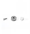 KIT 10 CALAMITE D 20 MM COMPLETO DI CLIPS E VITI MM L=20 P=20 A=6