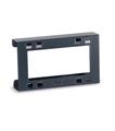 SUPPORTO MULTIPRESA A 2 SCOMPARTI MM L=148 P=32 A=92 GRIGIO ANTRACITE RA