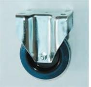 RUOTA + SF MEDIO ZINCATO NYLGOM BLU 80X35 RULL. COD.CABF/80 R